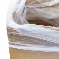 Sacs poubelle en plastique Moxie pour extérieur de 24 gallons transparent,  pour recyclage (30/pqt) 30339