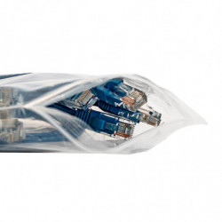 Boîte de 1000 sachets plastique à fermeture zip transparent 60 microns -  H40 cm ouverture 30 cm