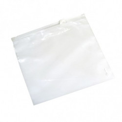 Sachets d'emballage en plastique 300 x 400 mm, semi-transparents mats avec  fermeture éclair - 100 pcs