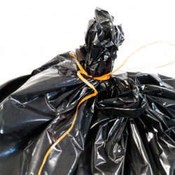 Carton de 500 sacs poubelles 50 litres noirs Epaisseur 16µ 