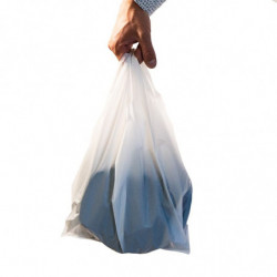 Sac à bretelles 300 x 600 mm, Résistant, Opaque, Blanc (x1000)